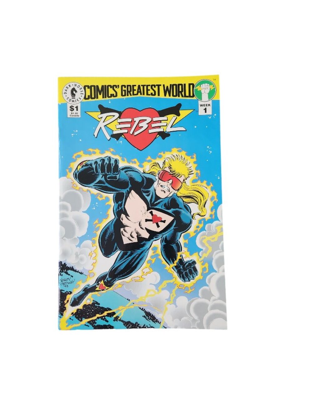 Dark Horse Rebel Week 1 1993 Comic Book Collector Bagged Boarded